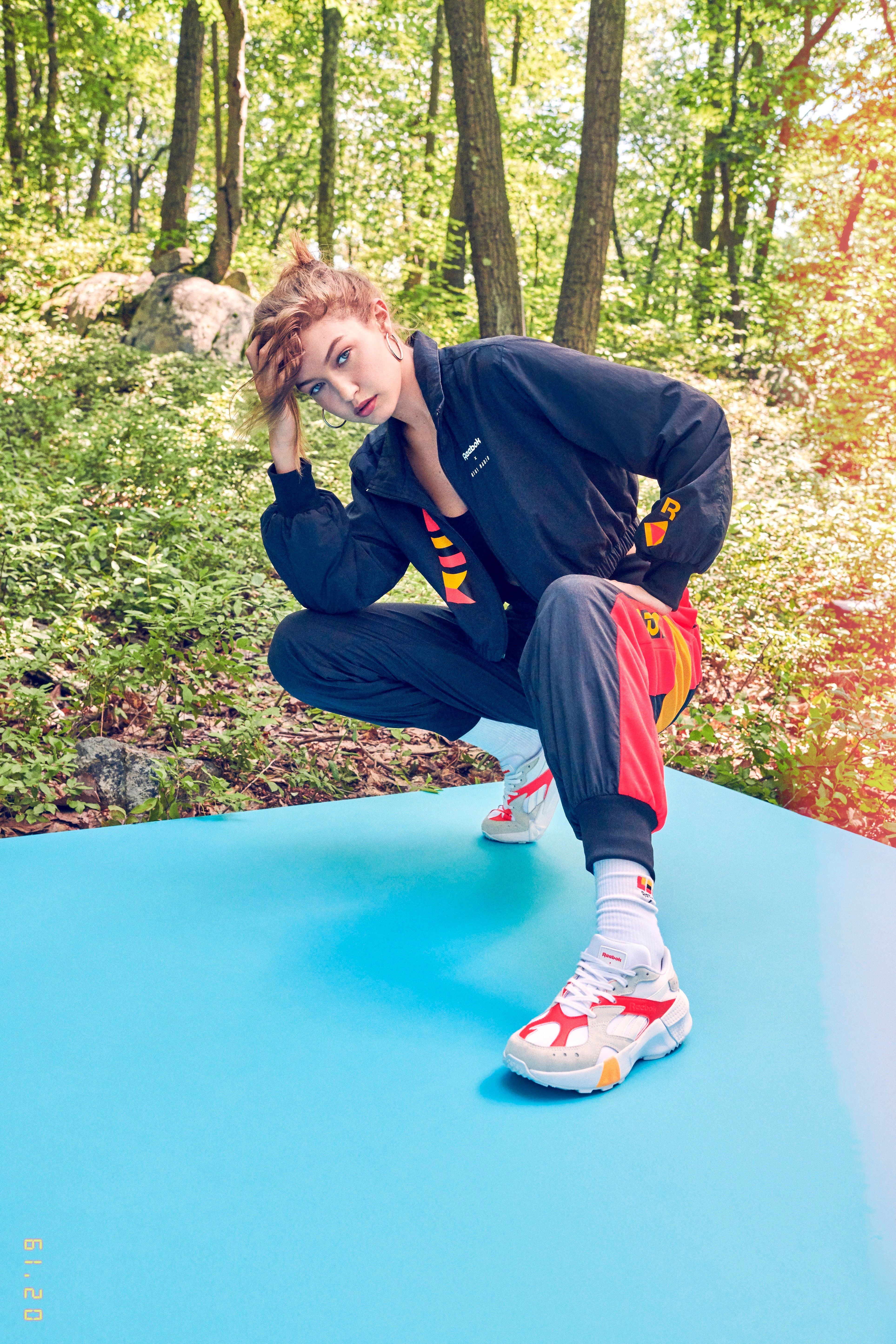 gigi hadid reebok collaboration