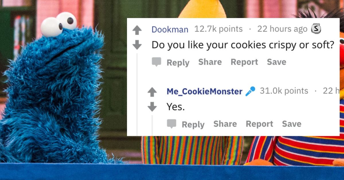 Cookie Monster Just Did The Most Adorable Reddit 'Ask Me Anything' Session We've Ever Seen