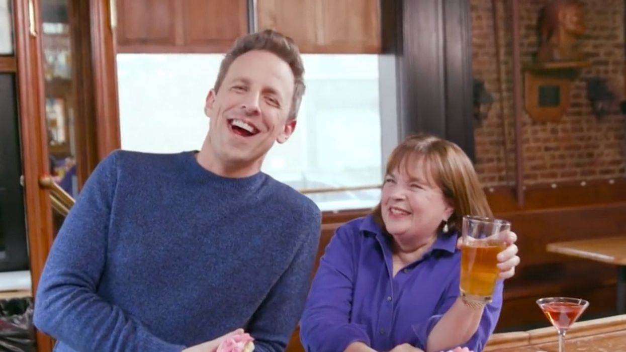 Seth Meyers And Ina Garten Got Drunk And Played The Most Hilarious Drinking Games On 'Late Night'