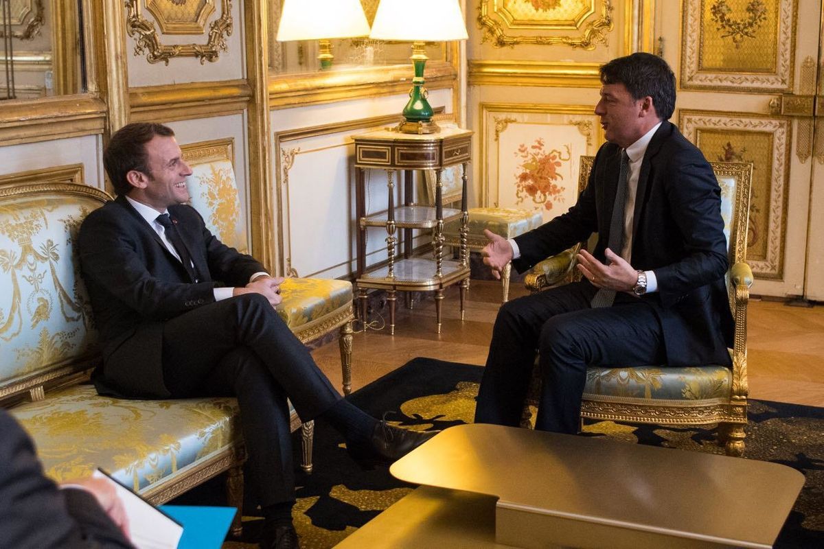 Dal Pd a Fi, dai giornali alle tv, tutti con Macron contro l’Italia