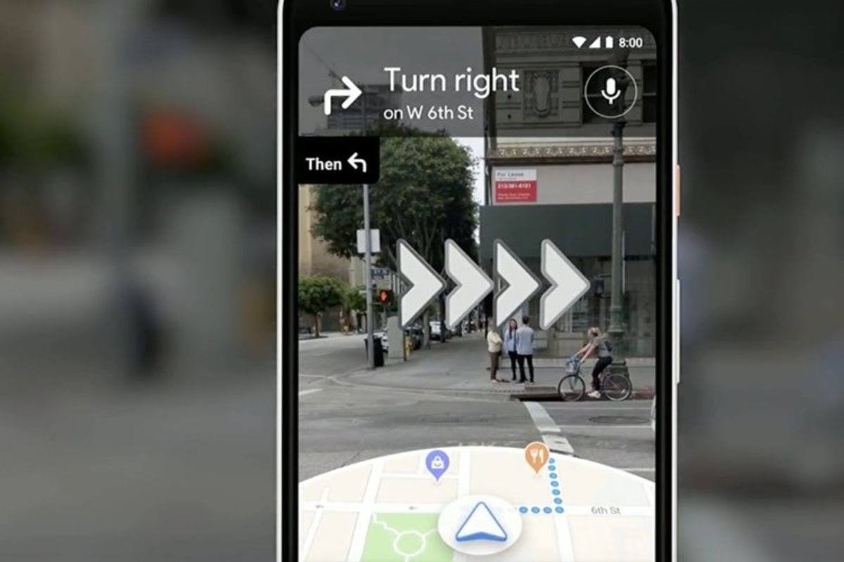 google maps augmented reality directions