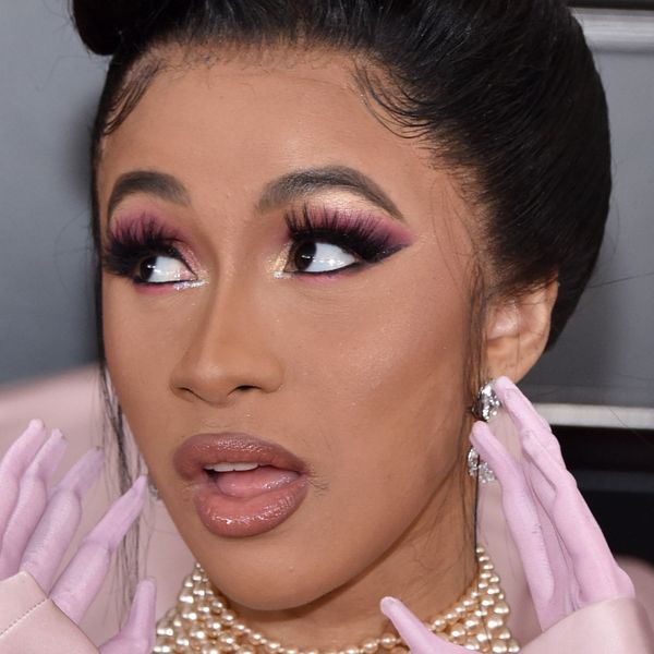 Cardi B Is a Literal Bombshell on the Grammys Red Carpet