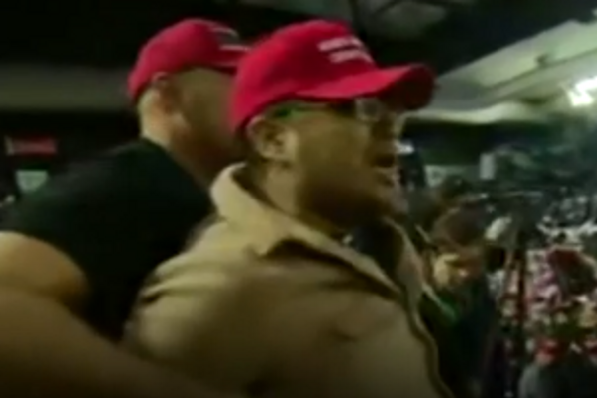 Trump Goads MAGA Banshee Man Into Cameraman-Attacking Frenzy