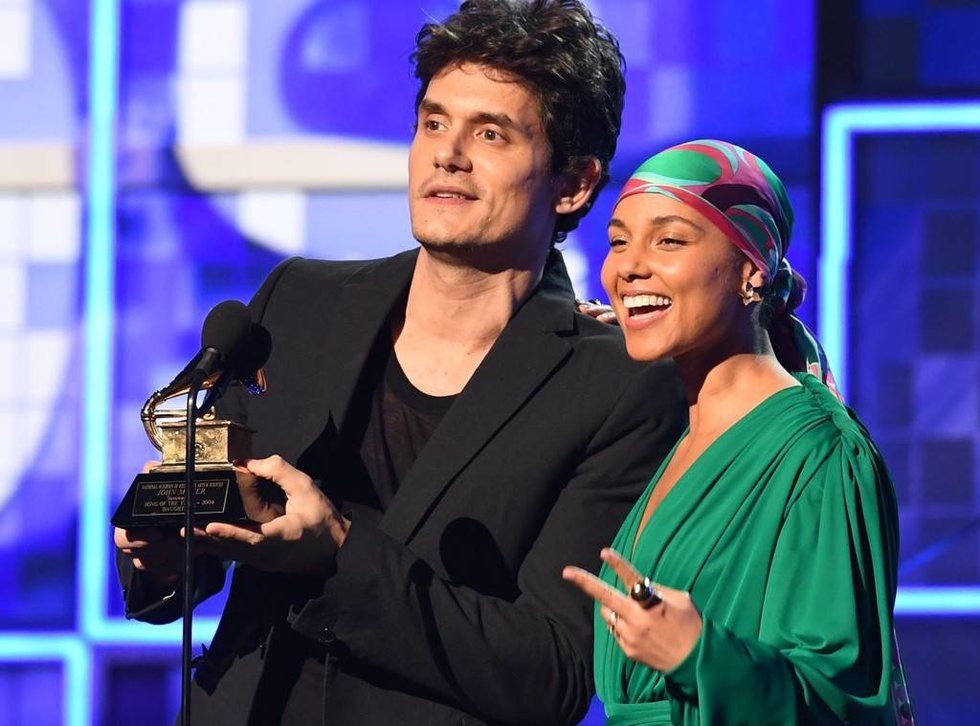 John Mayer and Alicia Keyes