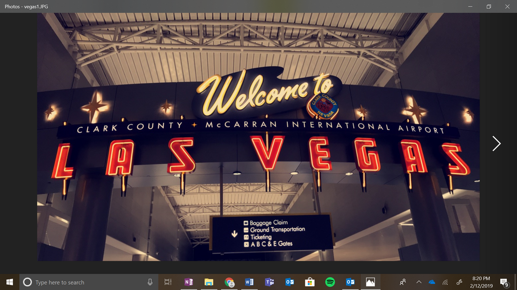 Travel Blog: Vegas, Baby!