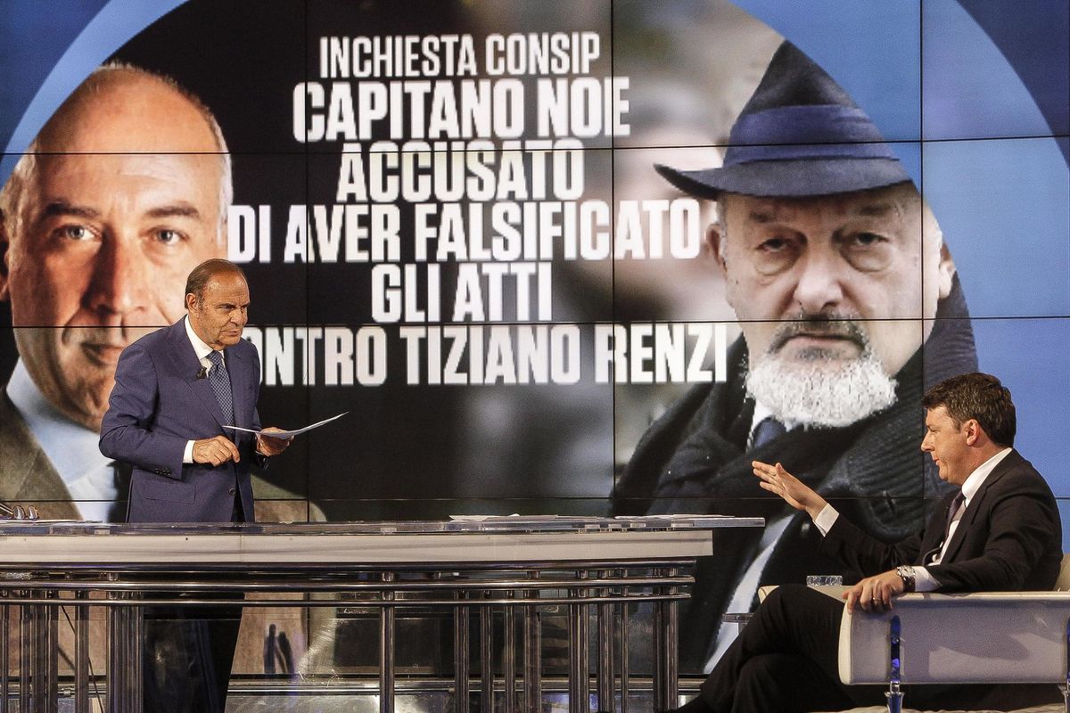 Babbo Renzi fa la predica a Di Maio ma non smonta il tendone abusivo