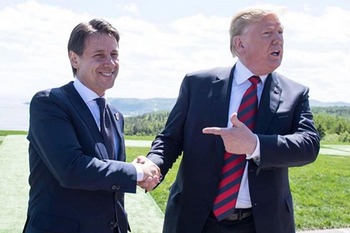 Trump accalappia Conte e se lo porta a casa