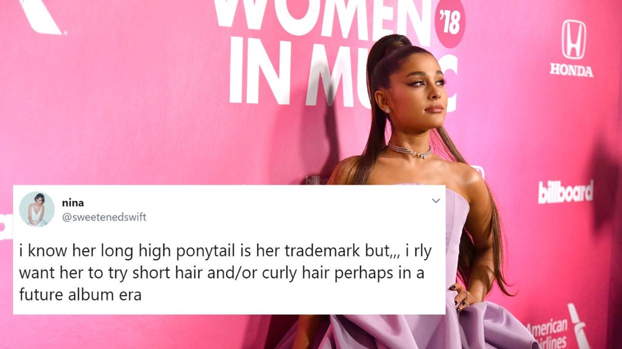 Ariana Grande Revealed That Without Her Signature Ponytail She Actually Has Naturally Curly Locks