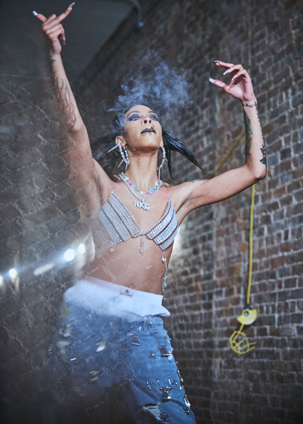 Rico Nasty Smoked a Joint at Gypsy Sport Fall 2019 - PAPER Magazine