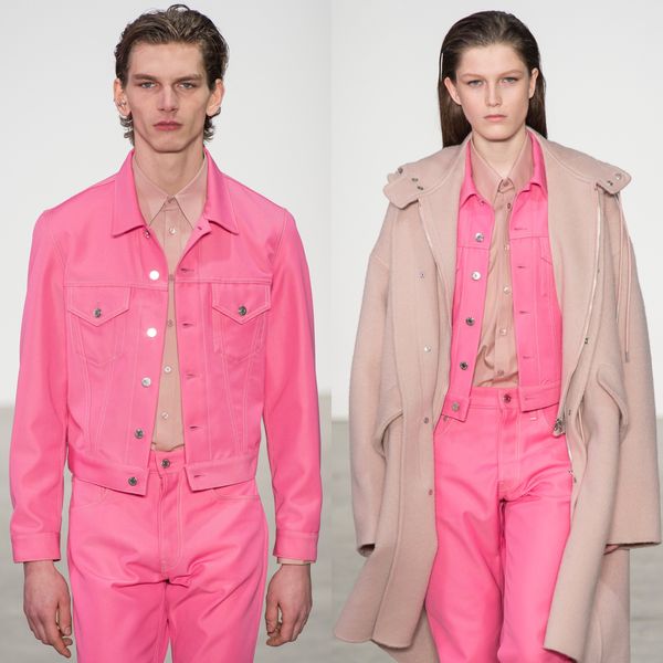 Helmut Lang Gave Us Hot Pink His and Hers
