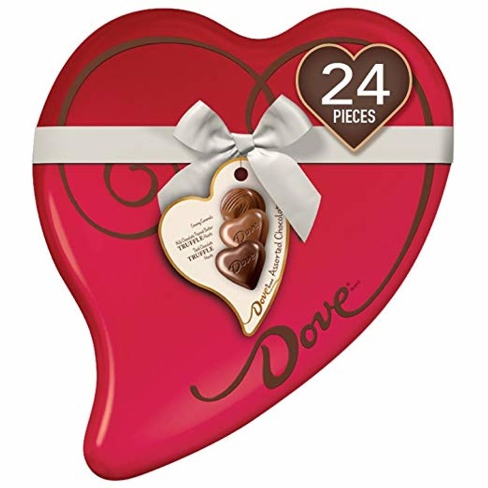 DOVE Valentine's Assorted Chocolate Candy Heart Gift Box