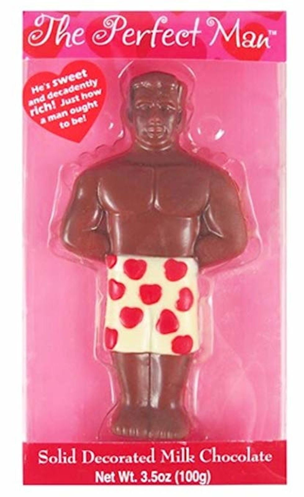 The Perfect Man 3.5 OZ Solid Milk Chocolate Man