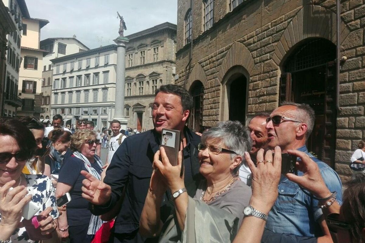 Renzi sequestra piazza Duomo per lo show tv