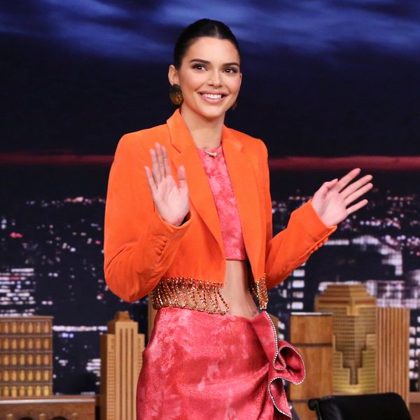 Kendall Jenner Debuts Area's Fall Collection on Fallon