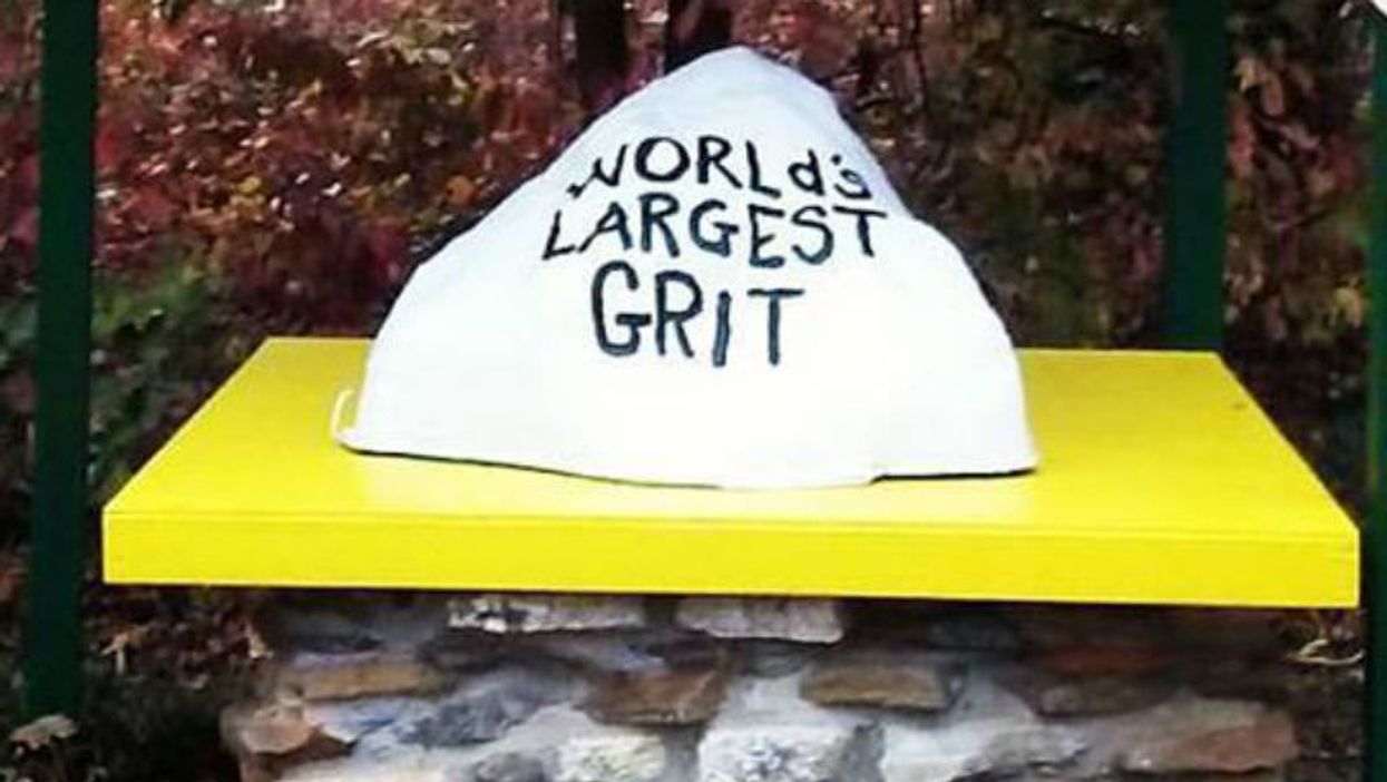 The World's Largest Grit exists and you'll want to add it to your bucket list