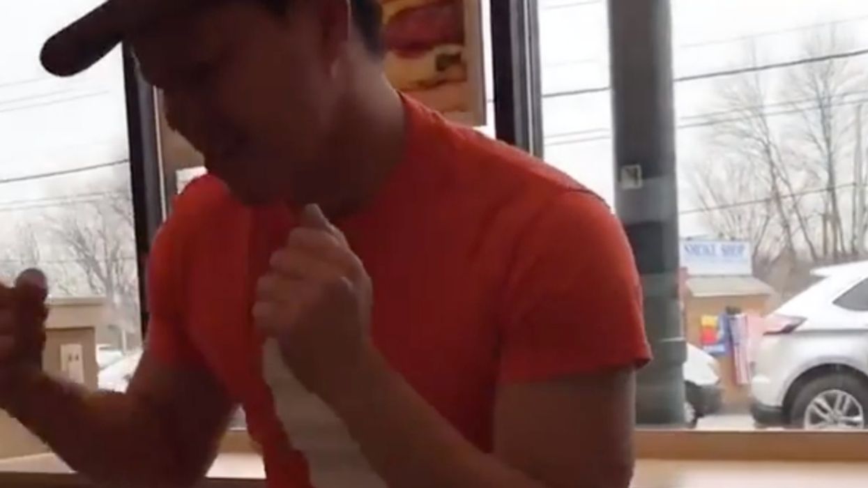 This Video Of A Dunkin' Donuts Employee Dancing With An Autistic Customer Is the Sweetest Thing