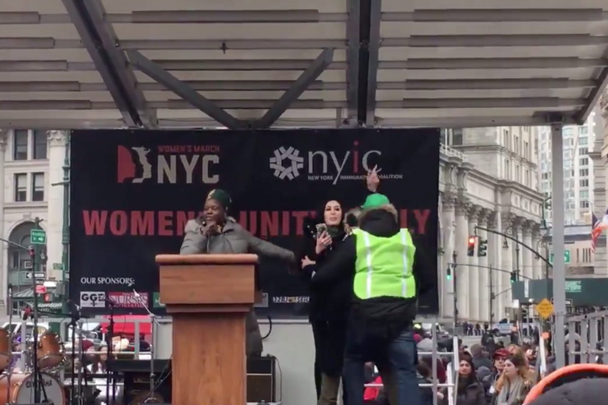 Laura Loomer Storming The Stage At The Women's March Almost As Cringey As The Time She Threw Herself At A Nazi