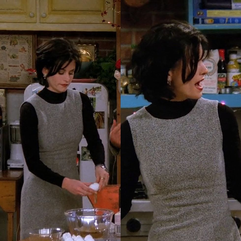 monica geller black outfit