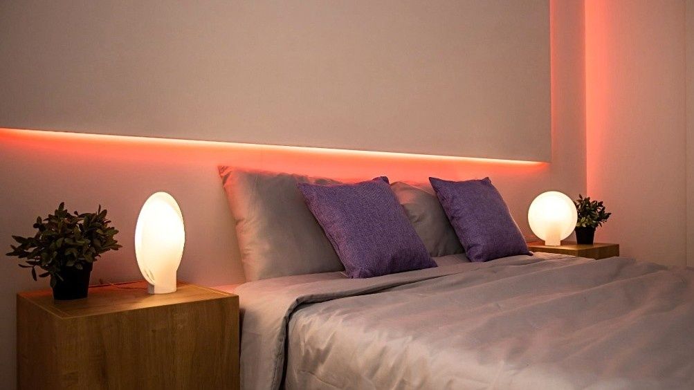 Philips Hue bedroom smart lighting