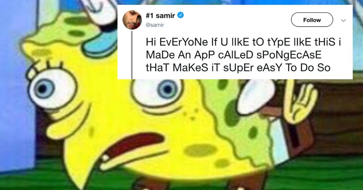 Someone Created An App That Turns Your Words Into SpongeBob Meme Text 😂 ...