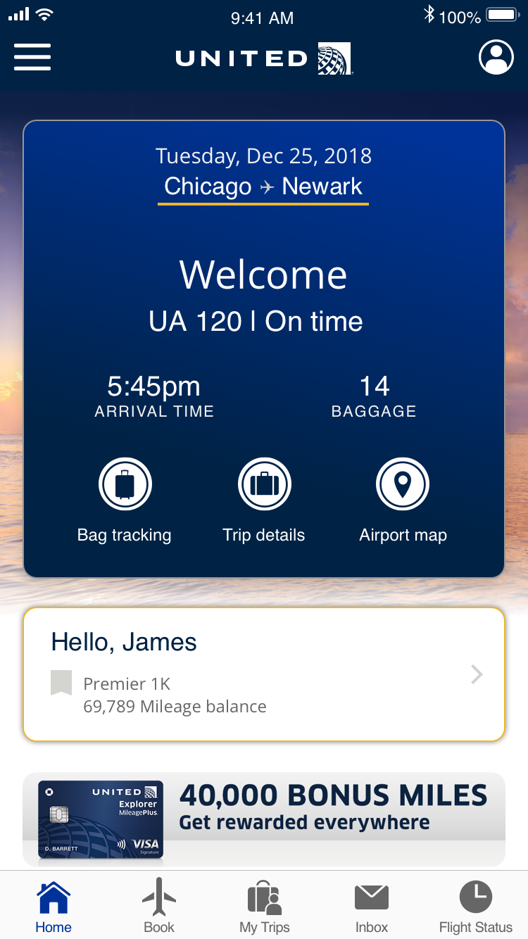 united baggage tracking app