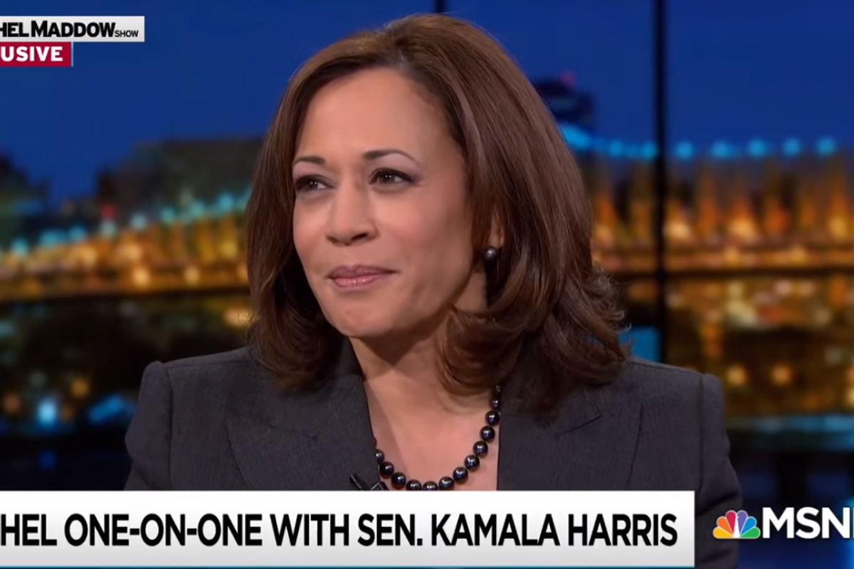 Kamala Harris Visits Rachel Maddow, Is President Of You Now