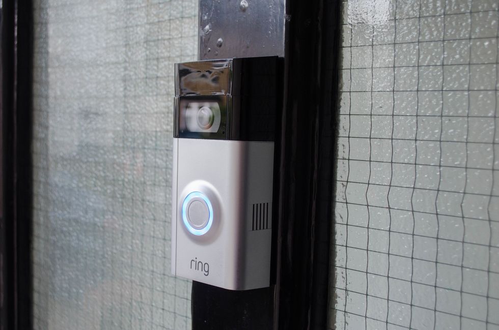 a photo of Ring Video Doorbell 2 installed