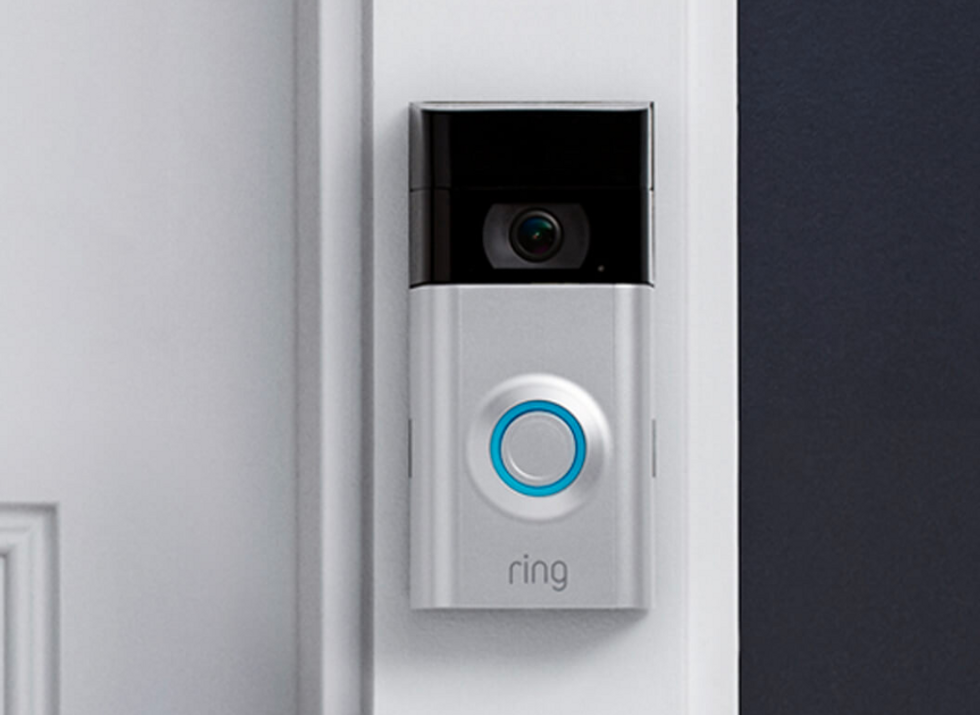 Photo of Ring Video Doorbell 2 on a doorway
