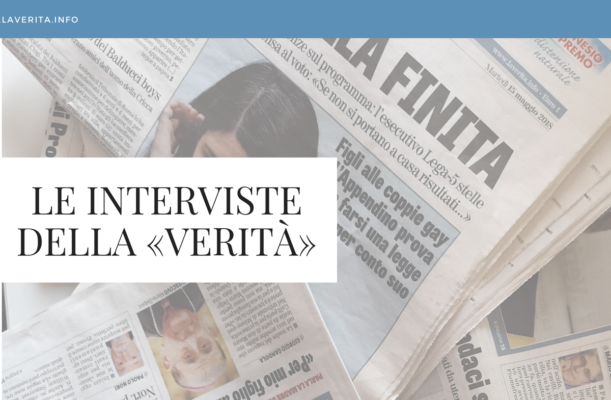 «Sovranisti e populisti non sono una malattia. Il Novecento è una pagina che va chiusa»