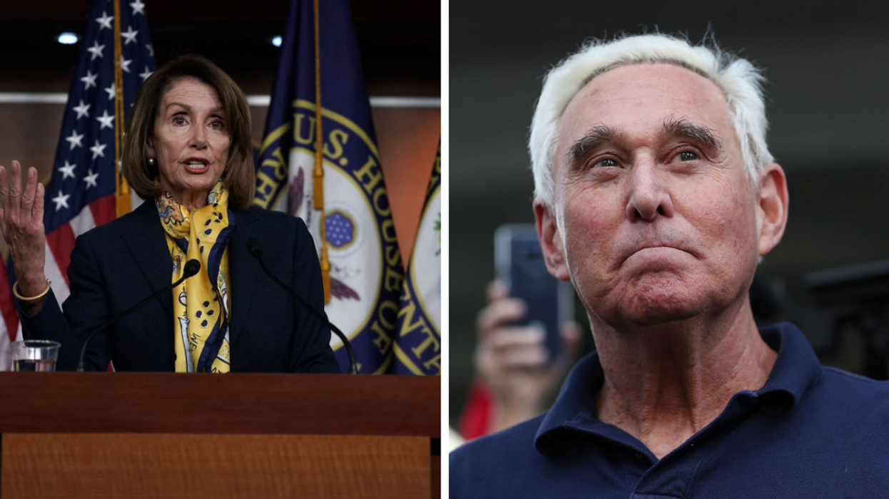 Following Roger Stone's Indictment, Nancy Pelosi Just Asked The Question We've All Been Wondering