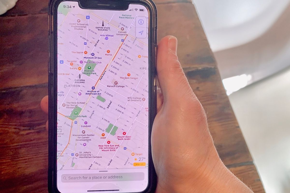 Apple Maps shows Air Quality Index in iOS 12.2 beta version