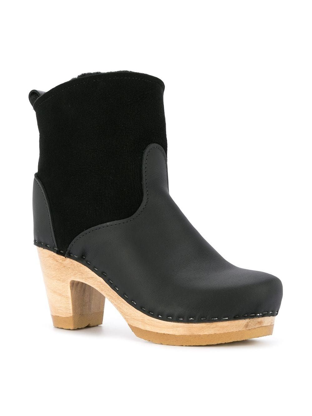 Shearling hot sale clog boots