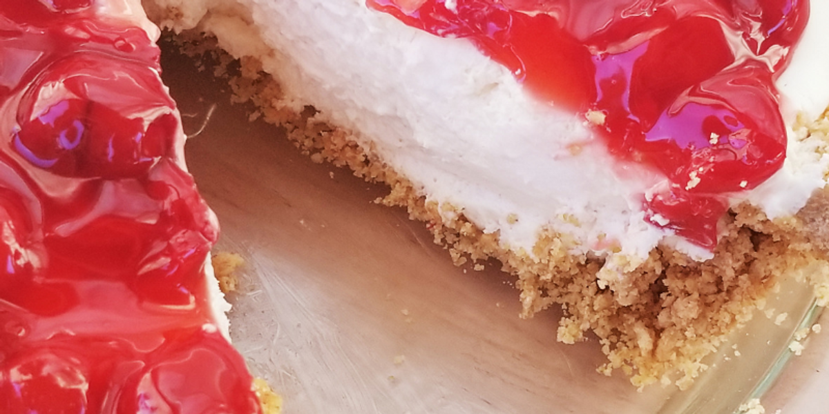 Cherry Fluff Cheesecake - My Recipe Magic
