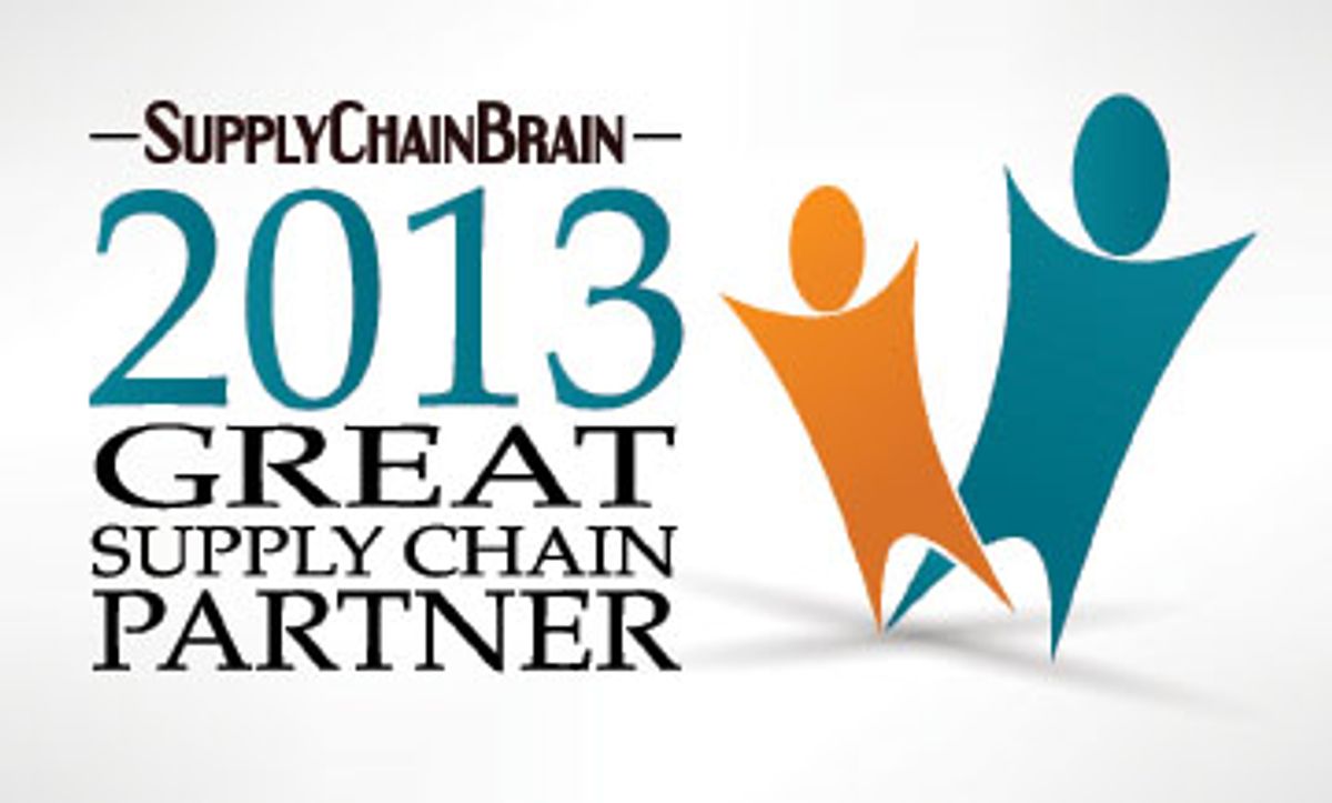 Penske Logistics Is 2013 SupplyChainBrain Great Supply Chain Partner