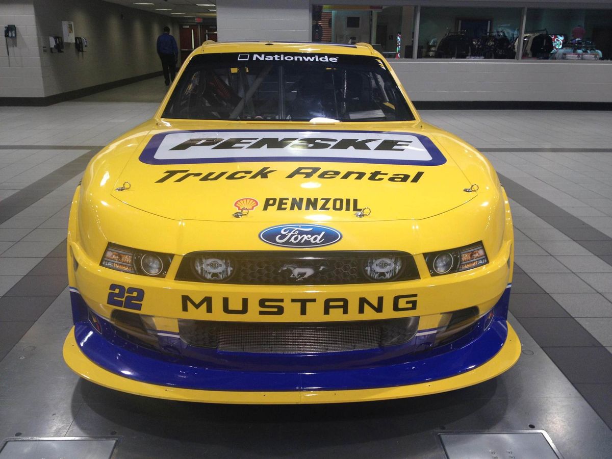 Joey Logano in No. 22 Penske Car for NASCAR Nationwide Series