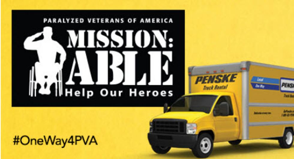 Penske Donation Brightens Holidays for Paralyzed Veterans of America