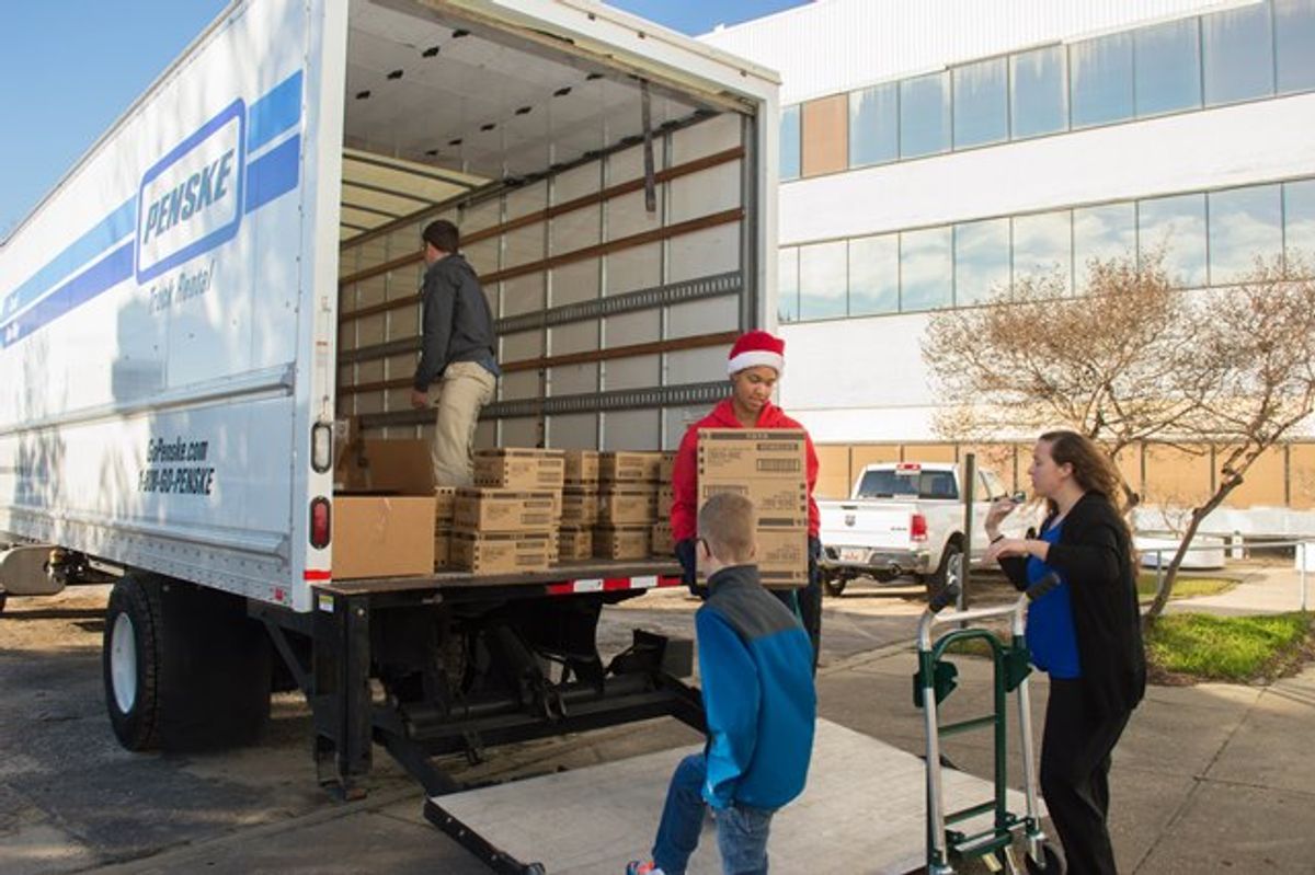 Penske Helps Deliver Smiles to Military Spouses and Children