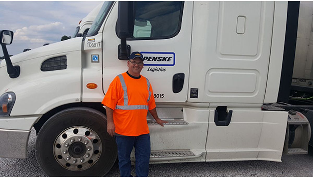 Heroic Action by Penske Logistics Driver Saves a Life