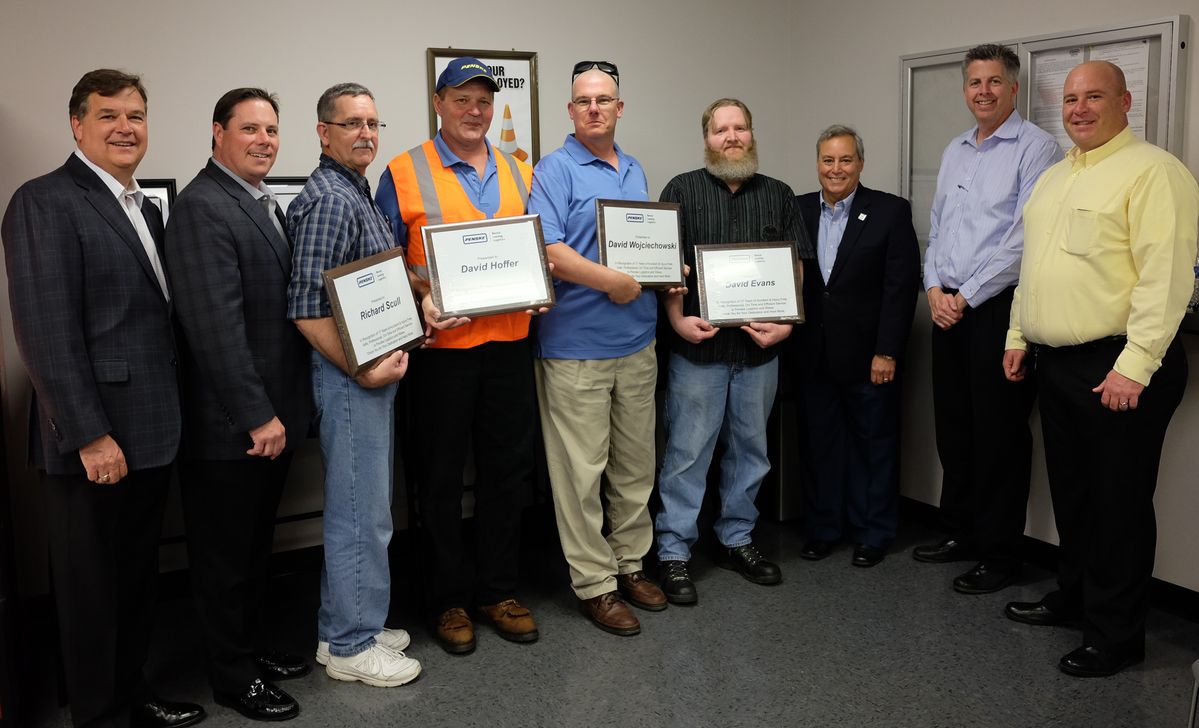 Penske Logistics Drivers Chart Exemplary Safety Course