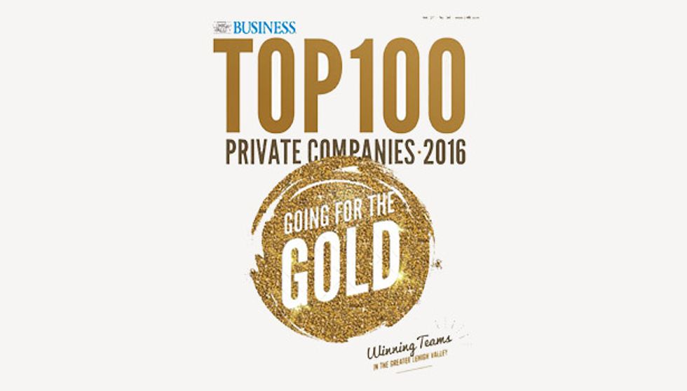 Penske Ranked Third Among Top 100 Private Companies in Lehigh Valley