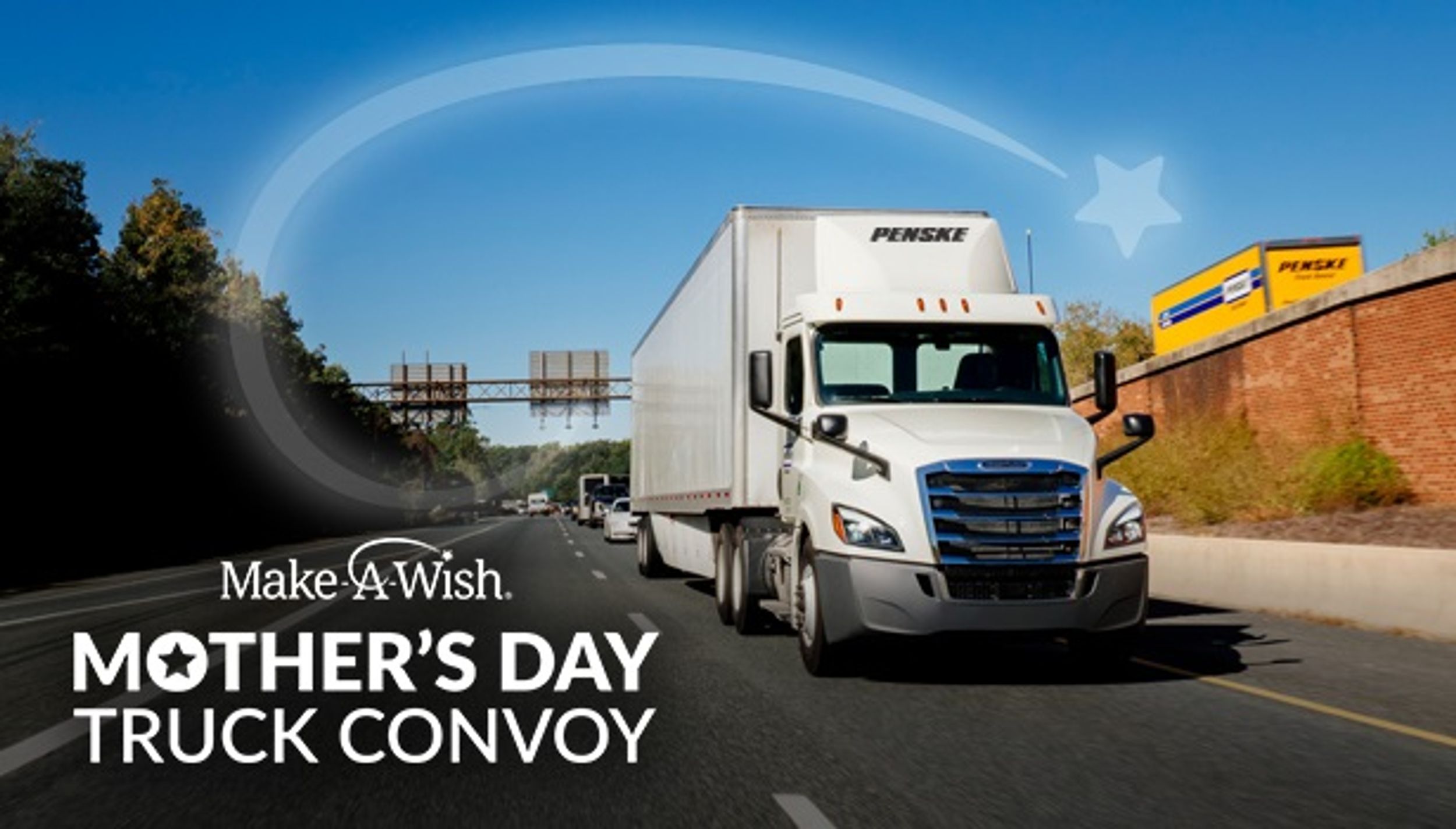 Penske Joins with Mother’s Day Convoy to help Grant 50 Wishes