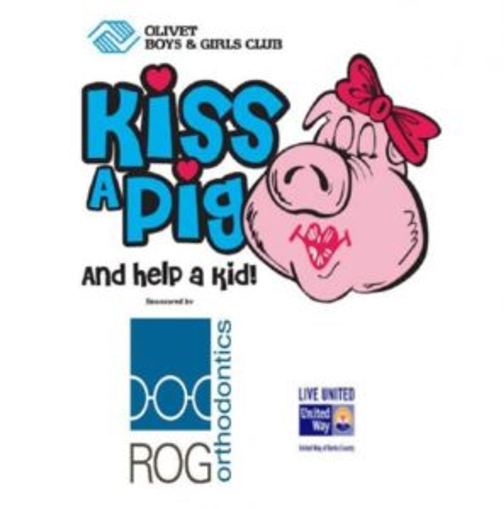 American Diabetes Association Clip Art Kiss The Pig Fundraiser BCMA