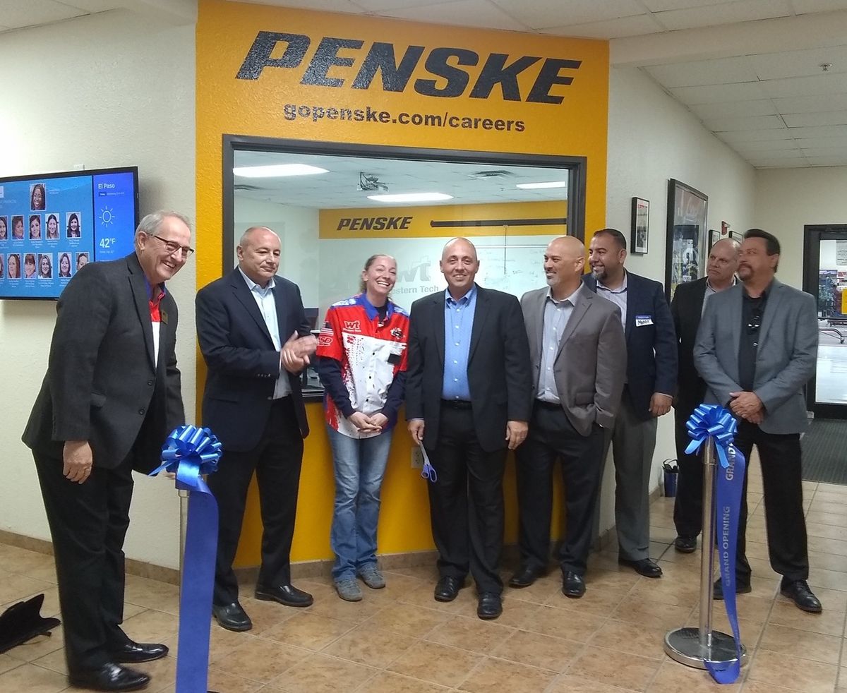 New Penske-Branded Classroom Debuts at Western Tech College in El Paso, Texas