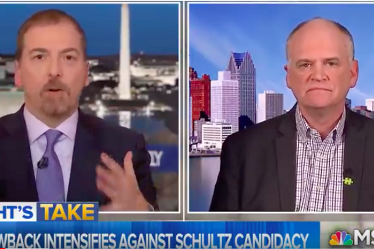 Chuck Todd: Dems, Stop Sh*tting Yourselves!