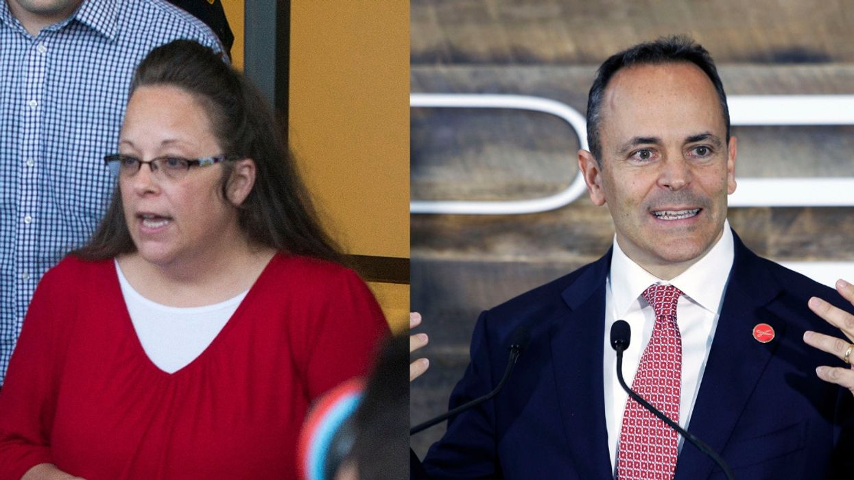 Once Allies, Now Kim Davis And Kentucky Gov. Matt Bevin Say The Other Is On The Hook For Legal Fees