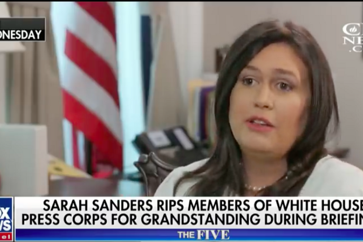 Sarah Huckabee Sanders Confirms God Colluded With Russia To Elect Trump