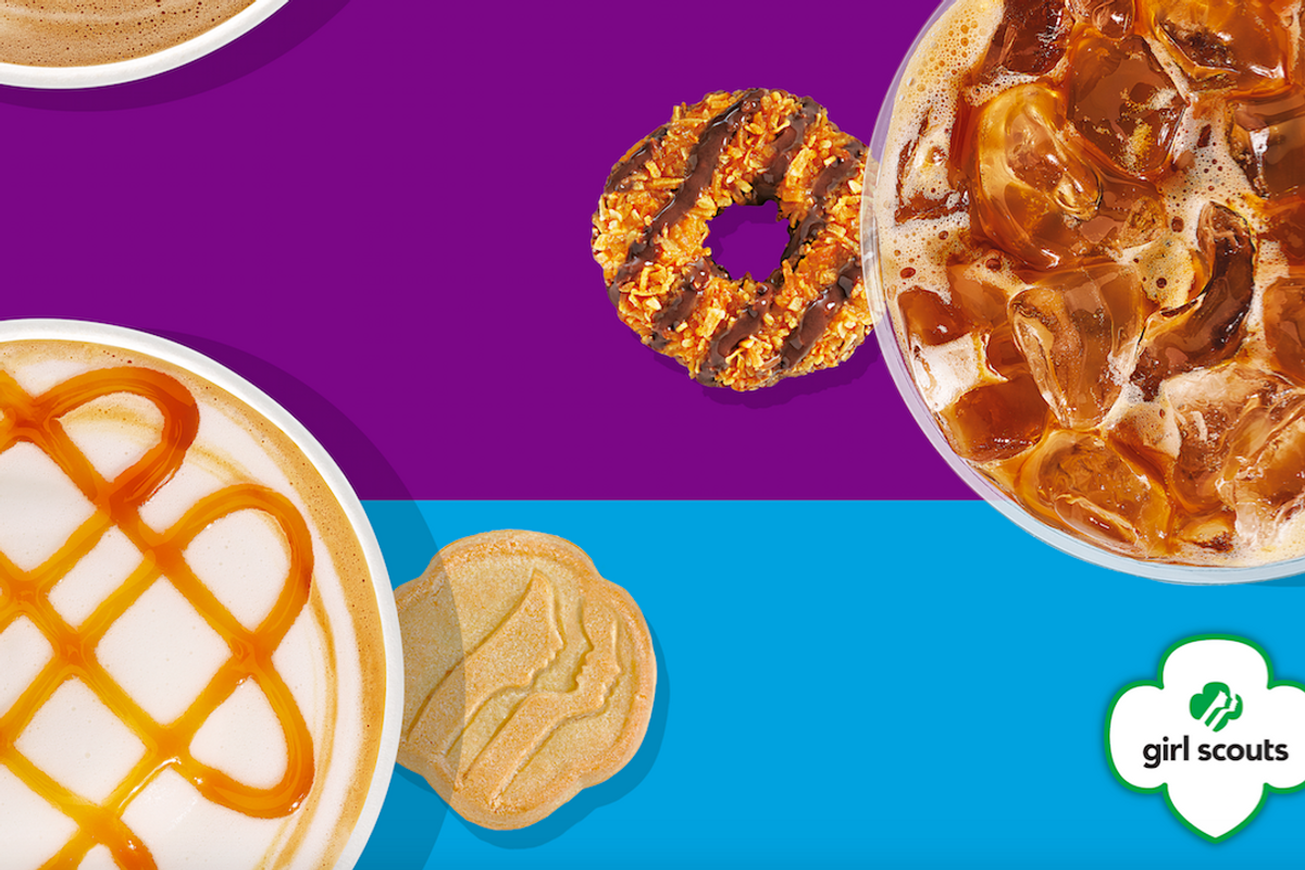 Dunkin Donuts Girl Scout Cookies Coffee