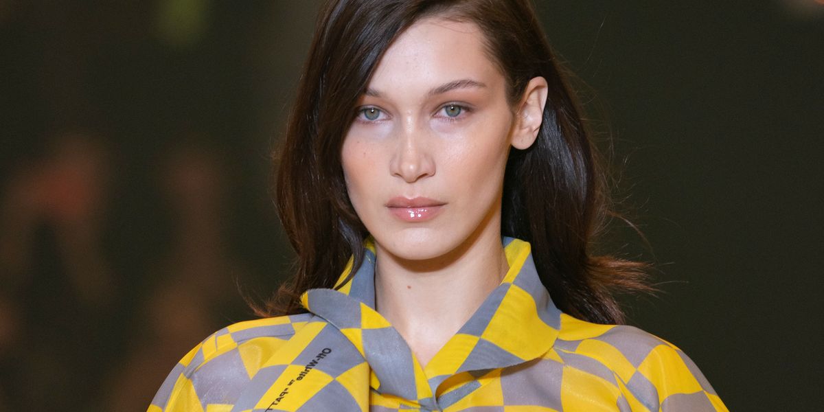 Bella Hadid Walked Off-White's Runway With a 101-Degree Fever