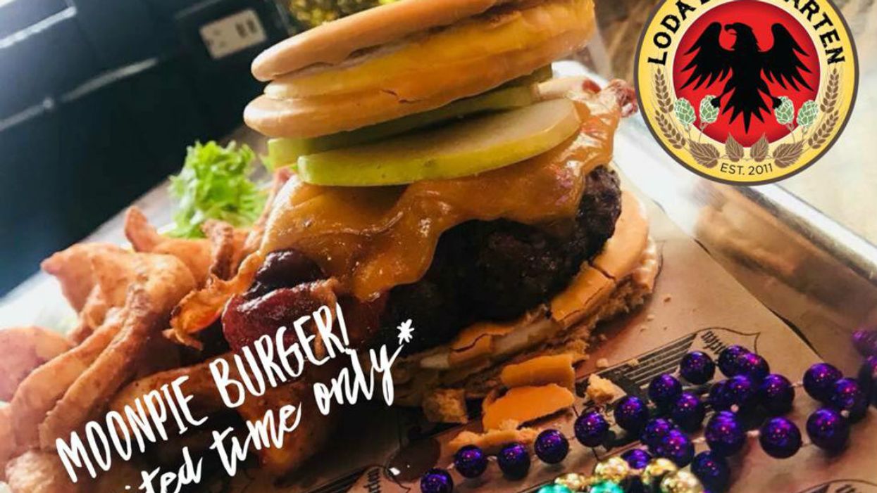 An Alabama restaurant is serving a MoonPie burger and Mardi Gras will never be the same