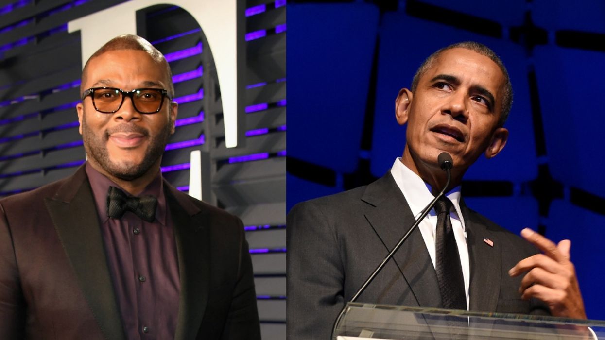 Tyler Perry Shares Emotional Moment He Had With Barack Obama Sitting In Abraham Lincoln's Chairs